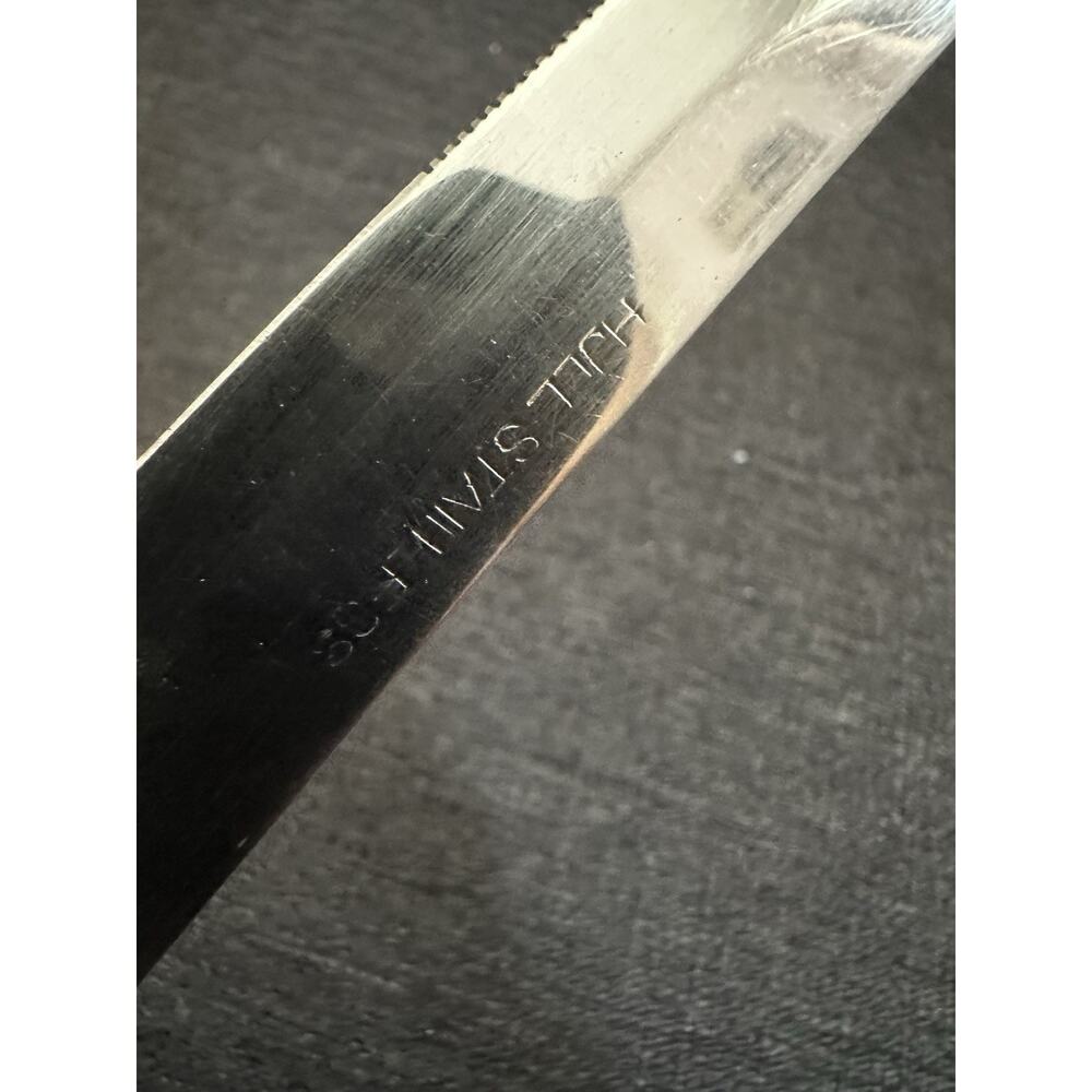 Vintage Hull Stainless Russel Wright Pinch Dinner Knife MCM Replacement - Picture 5 of 5